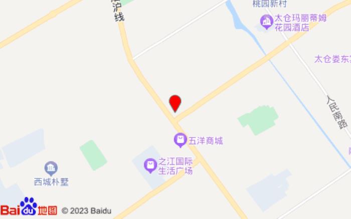 星程酒店(太倉月星家居廣場店)位置圖 星程酒店(太倉月星家居廣場店)位置圖