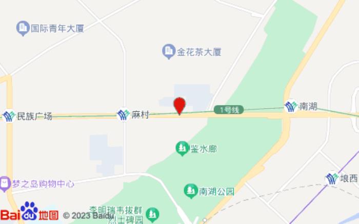 雅斯特酒店(南寧南湖地鐵站新興大廈店)位置圖 雅斯特酒店(南寧南湖地鐵站新興大廈店)位置圖