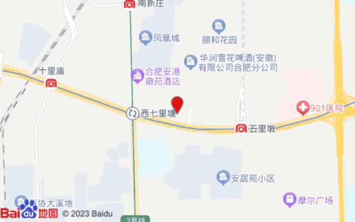 宜尚酒店(合肥長江西路西七里塘地鐵站店)位置圖 宜尚酒店(合肥長江西路西七里塘地鐵站店)位置圖