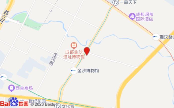 桔子酒店(成都金沙遺址博物館店)位置圖 桔子酒店(成都金沙遺址博物館店)位置圖