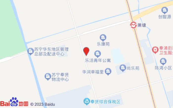 格林電競酒店(上海奉賢肖塘地鐵站店)位置圖 格林電競酒店(上海奉賢肖塘地鐵站店)位置圖