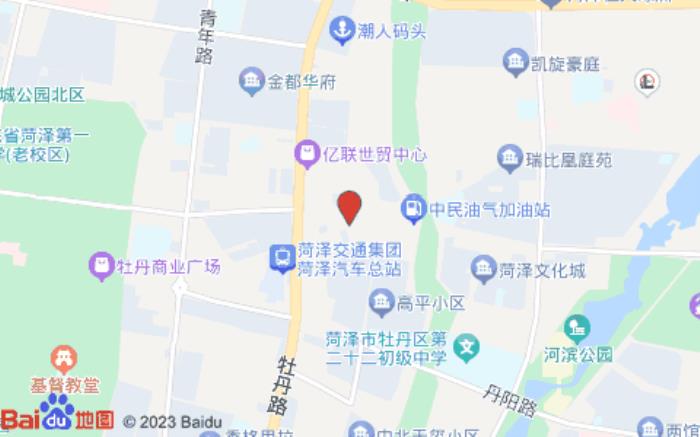 銀座佳驛酒店(菏澤汽車站店)位置圖 銀座佳驛酒店(菏澤汽車站店)位置圖