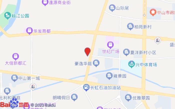 如家商旅酒店(中山利和廣場體育路店)位置圖 如家商旅酒店(中山利和廣場體育路店)位置圖