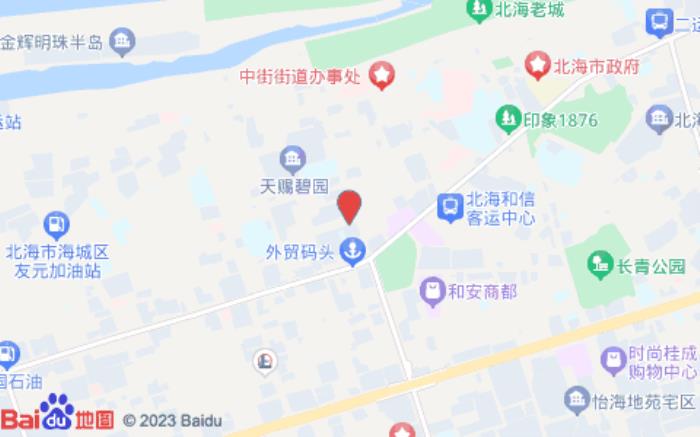 全季酒店(北海老街北部灣廣場店)位置圖 全季酒店(北海老街北部灣廣場店)位置圖
