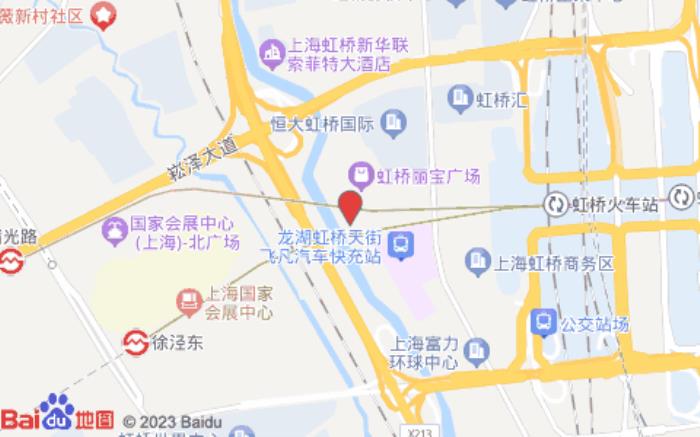 全季酒店(上海虹橋火車站店)位置圖 全季酒店(上海虹橋火車站店)位置圖