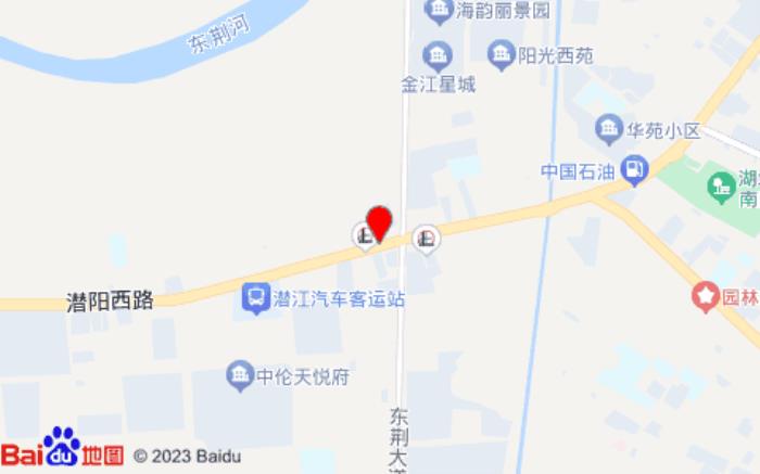 星程酒店(潛江客運站店)位置圖 星程酒店(潛江客運站店)位置圖