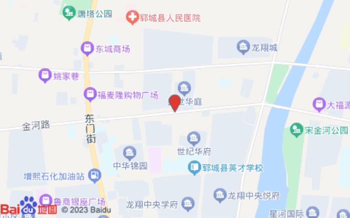 銀座佳驛酒店(鄆城汽車站店)位置圖 銀座佳驛酒店(鄆城汽車站店)位置圖