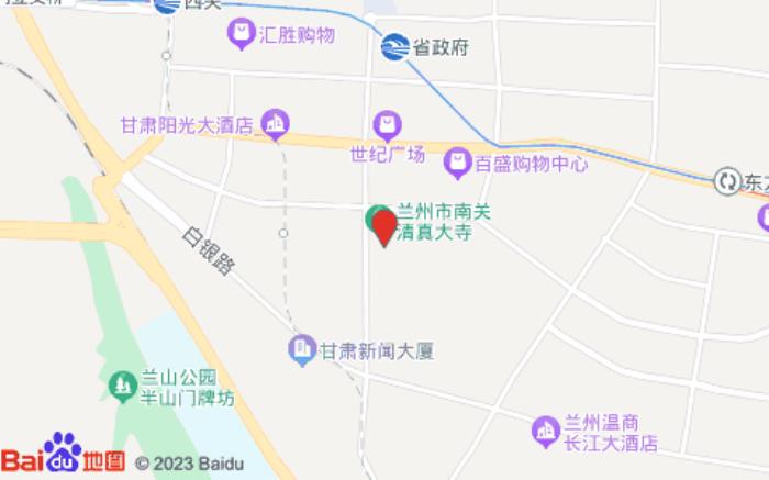 錦江之星(蘭州南關民族風情街店)位置圖 錦江之星(蘭州南關民族風情街店)位置圖