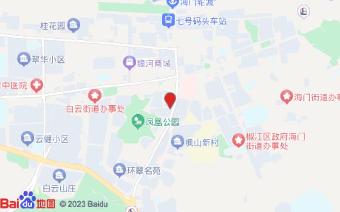 云上四季酒店(臺州椒江錦江百貨店)位置圖 云上四季酒店(臺州椒江錦江百貨店)位置圖
