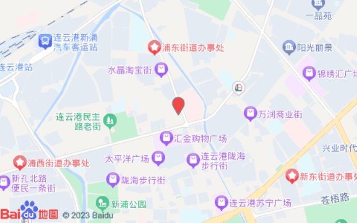 如家快捷酒店(連云港解放路步行中街店)位置圖 如家快捷酒店(連云港解放路步行中街店)位置圖