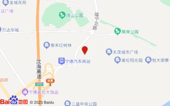 全季酒店(寧德德潤尚街店)位置圖 全季酒店(寧德德潤尚街店)位置圖