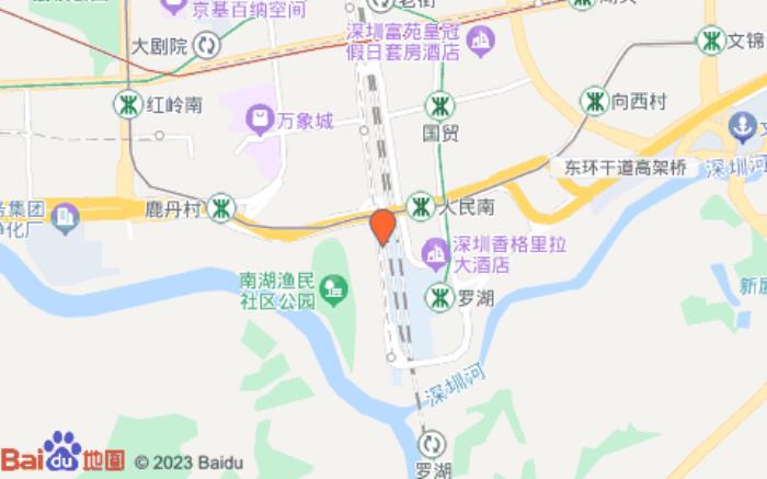華驛酒店(深圳羅湖火車(chē)站店)位置圖 華驛酒店(深圳羅湖火車(chē)站店)位置圖