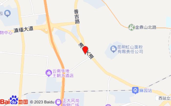 亞朵酒店(昆明滇緬大道店)位置圖 亞朵酒店(昆明滇緬大道店)位置圖