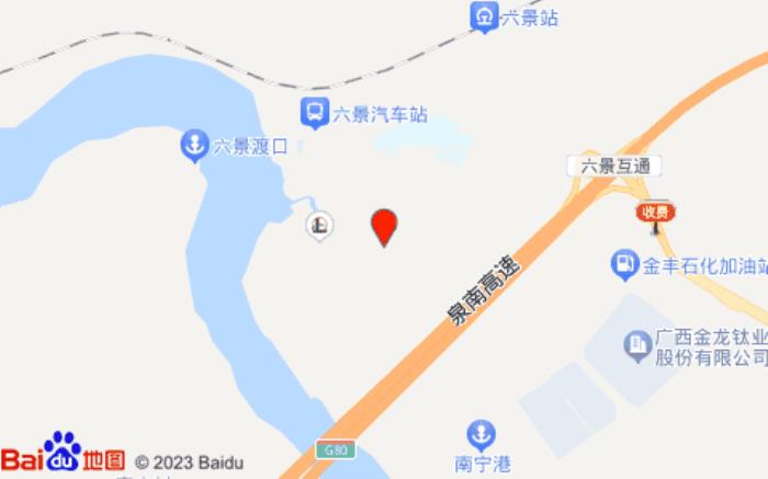 雅斯特酒店(橫縣六景店)位置圖