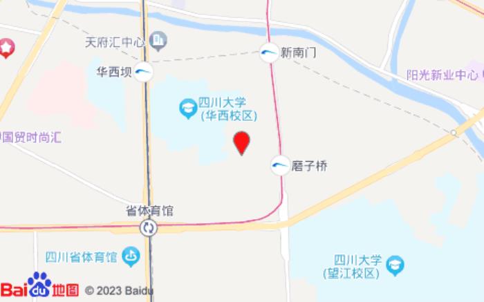 全季酒店(成都四川大學林蔭街店)位置圖 全季酒店(成都四川大學林蔭街店)位置圖