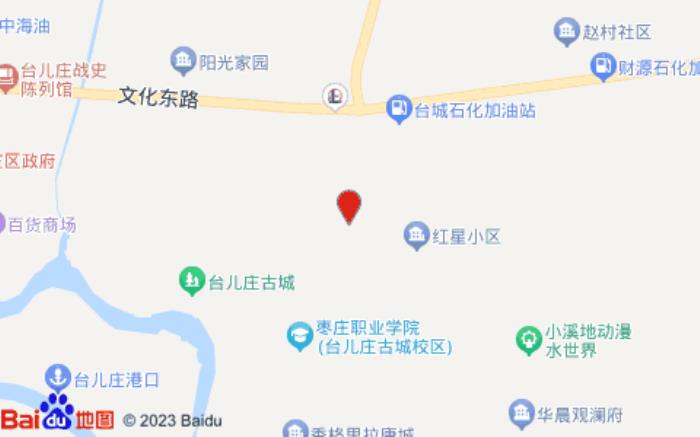 希岸酒店(臺兒莊古城店)位置圖 希岸酒店(臺兒莊古城店)位置圖