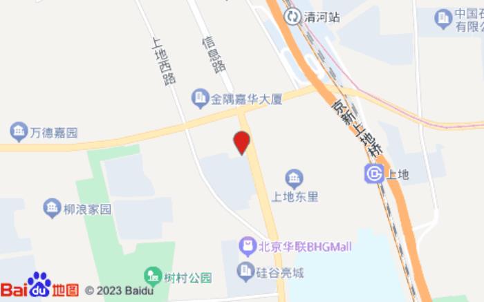 桔子水晶(北京上地中關村軟件園酒店)位置圖 桔子水晶(北京上地中關村軟件園酒店)位置圖