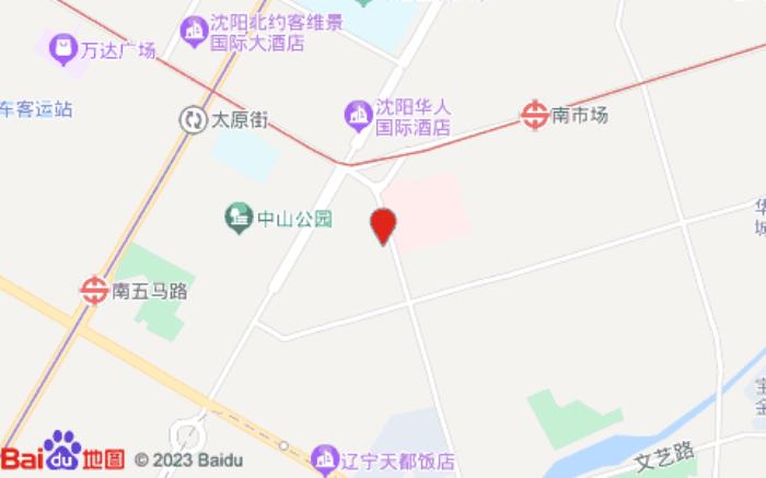 白玉蘭酒店(沈陽火車站202醫院店)位置圖 白玉蘭酒店(沈陽火車站202醫院店)位置圖