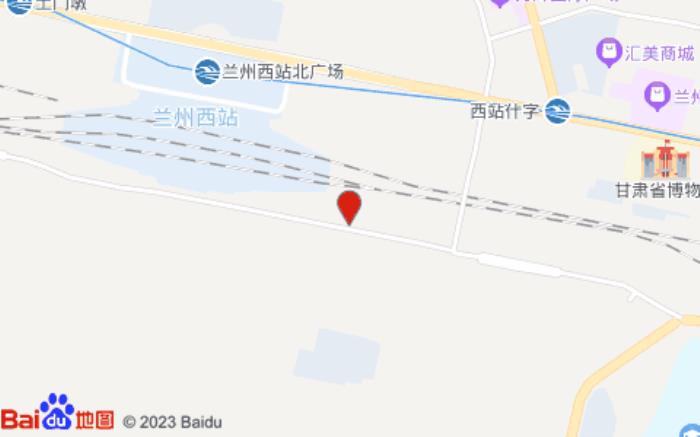 iu酒店(蘭州西客站南廣場店)位置圖 iu酒店(蘭州西客站南廣場店)位置圖